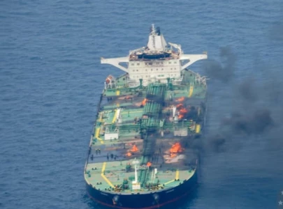 houthis allow salvage crews access to blazing oil tanker